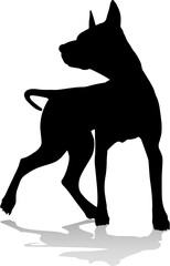 Dog Silhouette Pet Animal