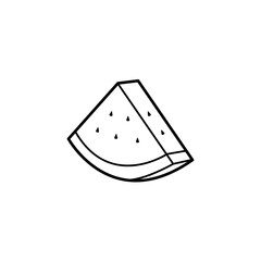 watermelon vector icon