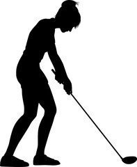 Golfer Golf Sports Person Silhouette