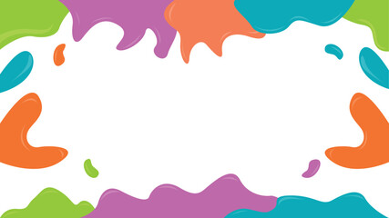 Slime Colour Abstract Background Pro Vector