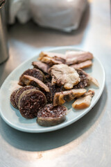 Typical South Korean pork dish