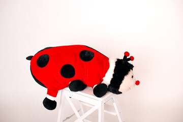 Kuscheltier Marienkäfer Sitzkissen XXL