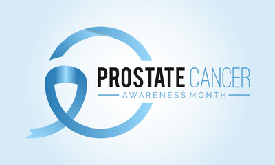 Vector illustration on the theme of Prostate Cancer awareness observed each year during November banner, Holiday, poster, card and background design.