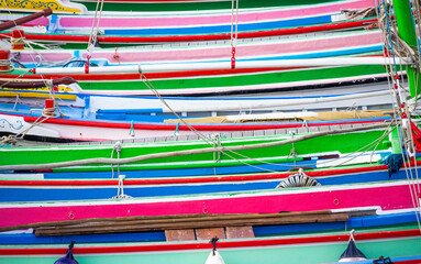 colorful boats