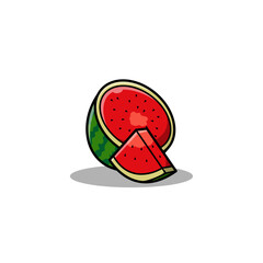 watermelon vector icon