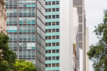 Obraz na płótnie Canvas buildings in downtown Rio de Janeiro.