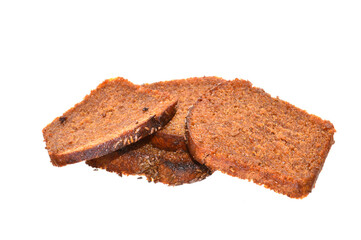 bread isolated on white background