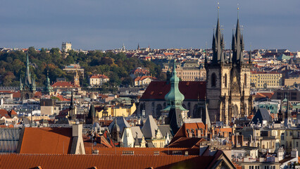 view of the town Praha