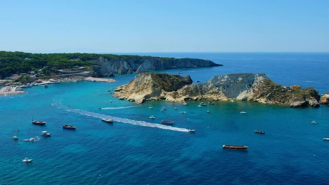 Isole Tremiti island of San Domino and Cretaccio in Gargano Apulia - Italy