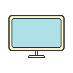 Television icon vector design templates