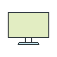 Television icon vector design templates