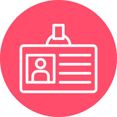 Id Card Icon Style