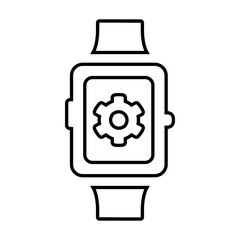 Setting smart watch icon