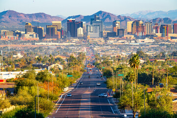 Phoenix, AZ skyline - obrazy, fototapety, plakaty