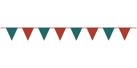 Fototapeta premium Christmas Party Banner Illustration