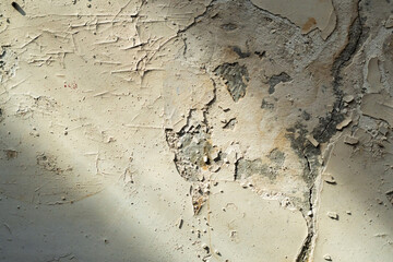 Old white paint crack in the wall texture. Suitable for web design and wallpaper.