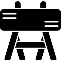 Vaulting Horse Icon © Pop Vectors