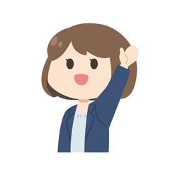 女性　イラスト	