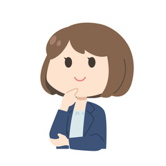 女性　イラスト	