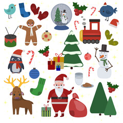 vector illustration on the theme of Christmas