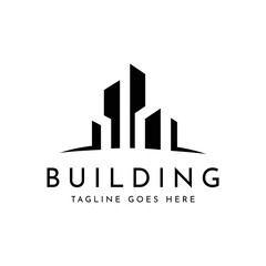 Fototapeta premium city skyline logo, building logo template