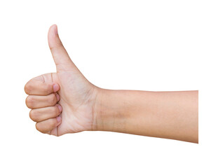 hand showing thumbs up isolate and save as to PNG file - 536335532