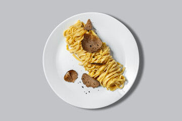 Spaghetti with truffle.