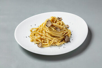 Spaghetti with truffle.