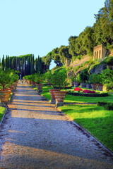 pontifical gardens of castel gandolfo lazio italy