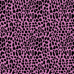 Pink cheetah skin seamless animal background