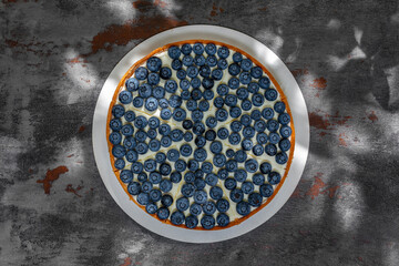 Blueberry Cream Pie