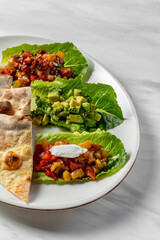 Assorted vegetable tartars