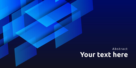 Dynamic fluid blue geometric with colorful gradient background