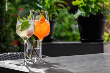 Sicilian and Basil Spritz