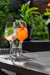 Sicilian and Basil Spritz