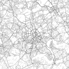 Area Map Essen Germany With