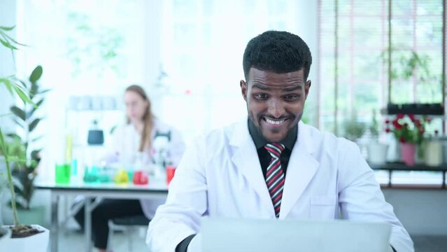 In the university science lab Researchers have successfully studied cannabis plants and performed chemical experiments on medicinal cannabis leaves.