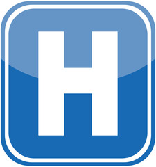 Fototapeta premium Hospital sign