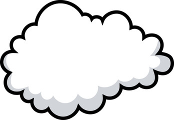 Comic boom smoke effect, Smoke pop art style