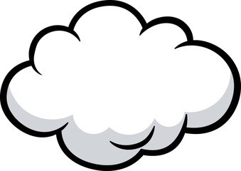 Comic boom smoke effect, Smoke pop art style