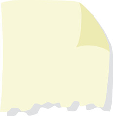 Obraz premium Colored post it note paper, rounded edges, sticky notes for reminders.