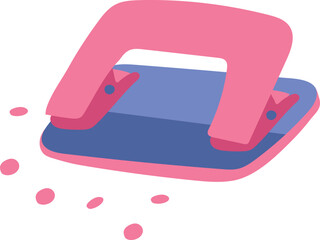 Two Hole Puch Illustration Paper © Rinyarart