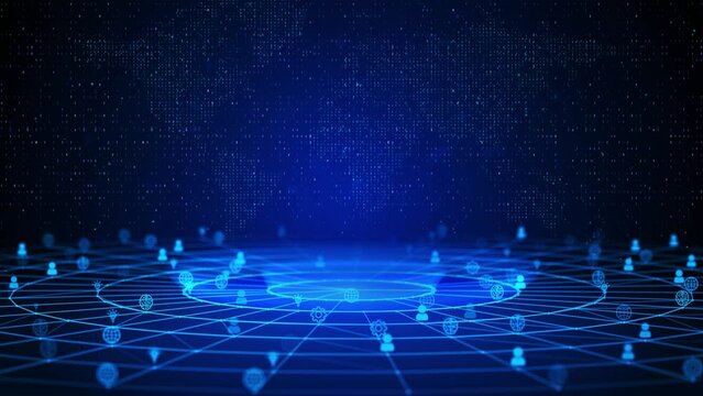 Software Development Text Future Digital Technology Ai Cyber Space deep learning Loop Background. Software, web development, programming concept. Abstract Programming language and program code