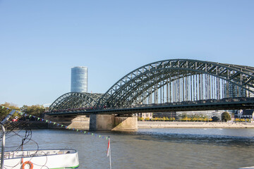 Arch bridge in Cologne