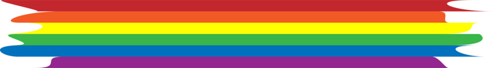 LGBT rainbow color in stripe. To celebrate pride month, gay, lesbian, homosexual pride culture and transgender community. 