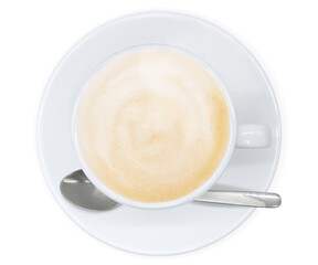 カフェオレ 飲み物 イラスト リアル ホット 俯瞰