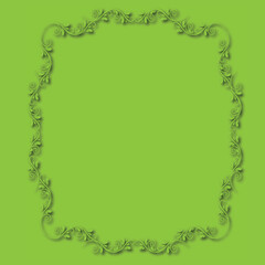 Frame, in the style of an ornament, Vector illustration eps 10, Art.
