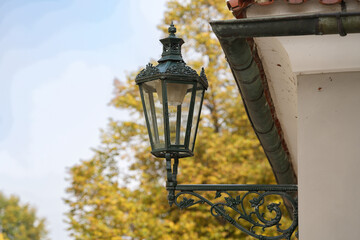 old street lamp