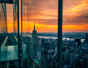 beautiful love it sunset skyscraper New York City