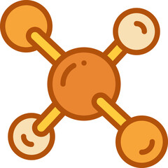 molecule two tone icon